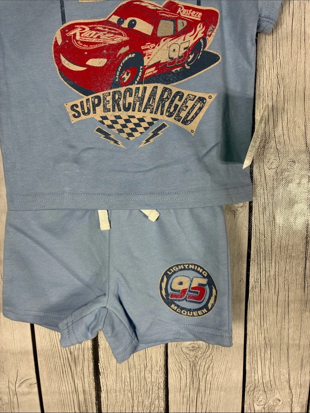 Disney| Pixar cars 2 piece set size 0-3M